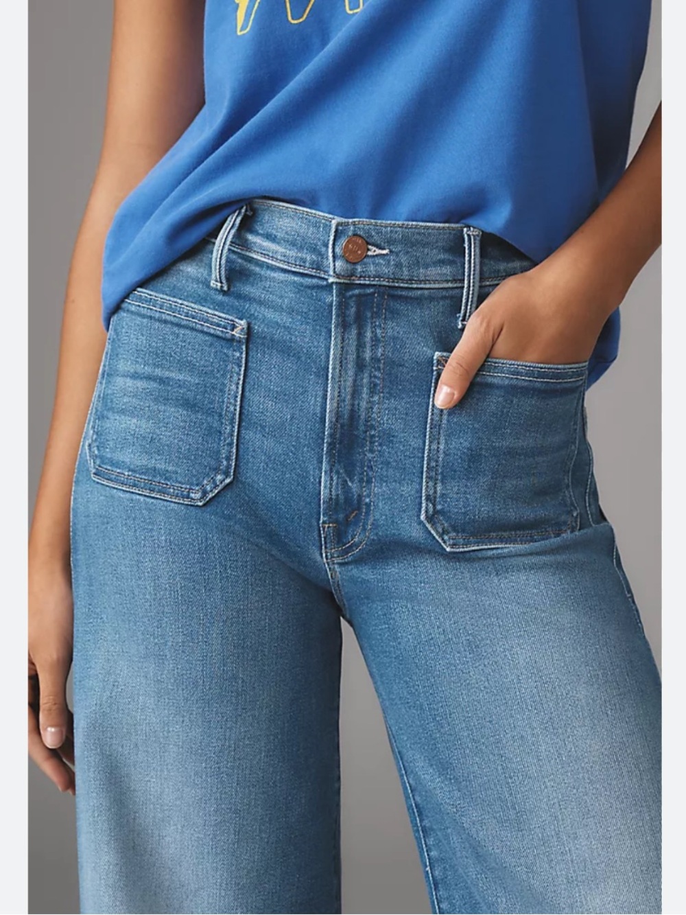 MOTHER The Hustler Roller Sneak Jeans 29 - Picture 3 of 16